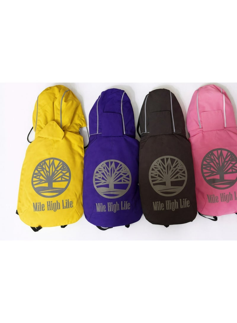 Waterproof Pet Jacket, XS Size, for Small Breeds up to 2.5kg, Reflective Trim - Image 3